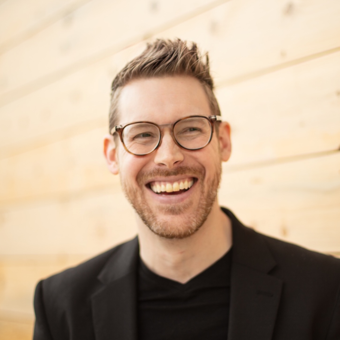 Josh Allan Dykstra, laughing